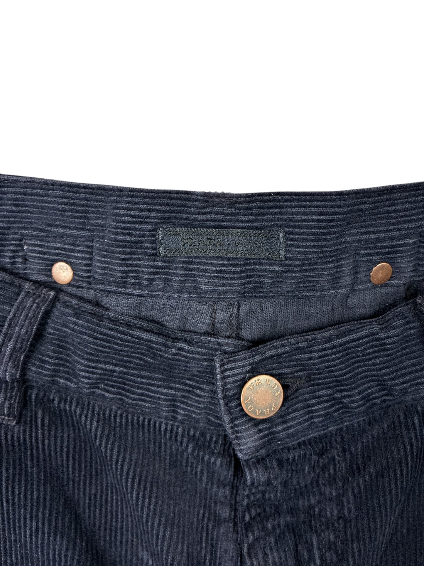 Prada Corduroy Relaxed Trousers
