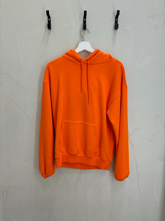 Celine Loose Logo Printed Sweatshirt Orange