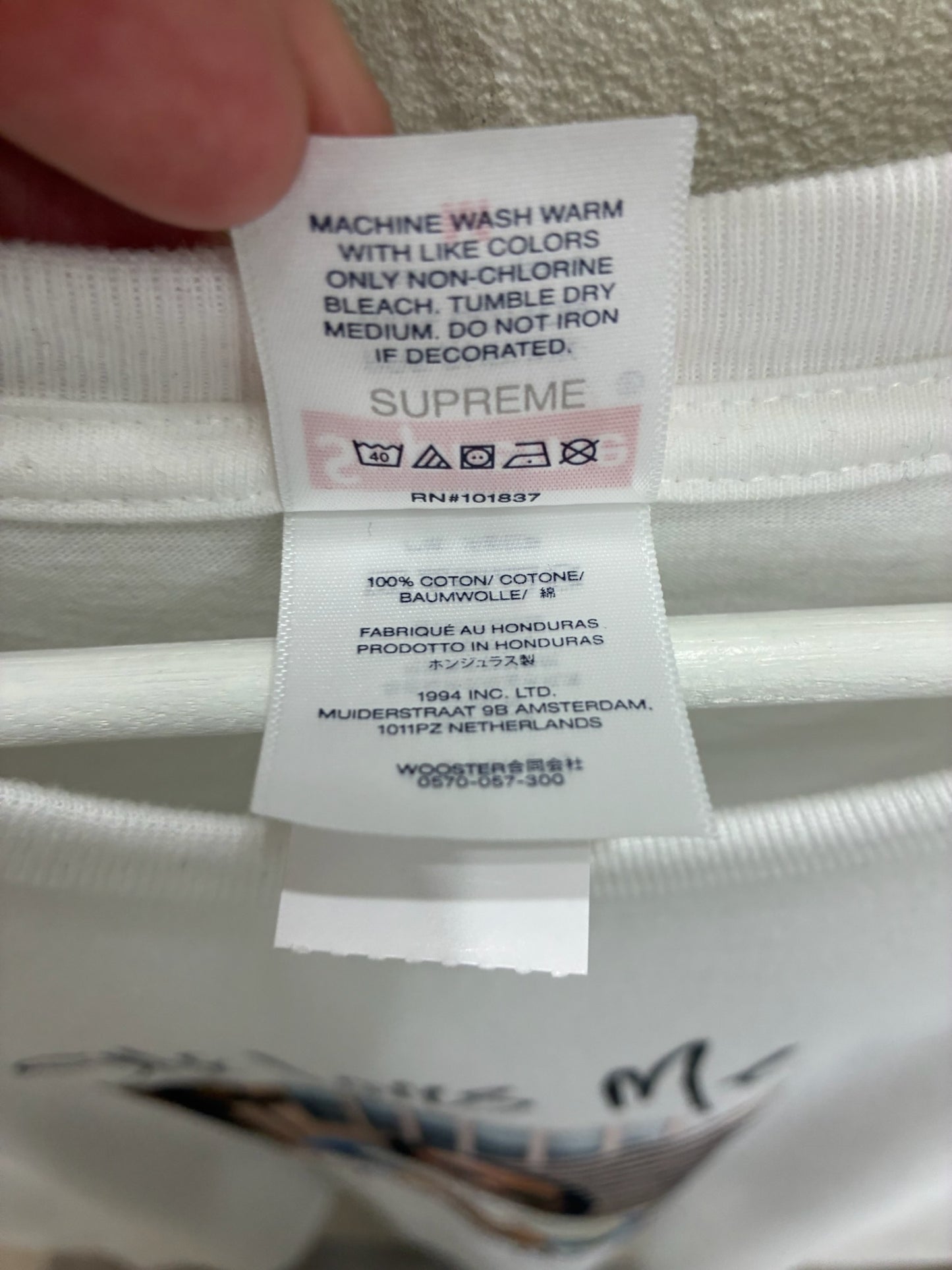 Supreme She Loves Me T-shirt White