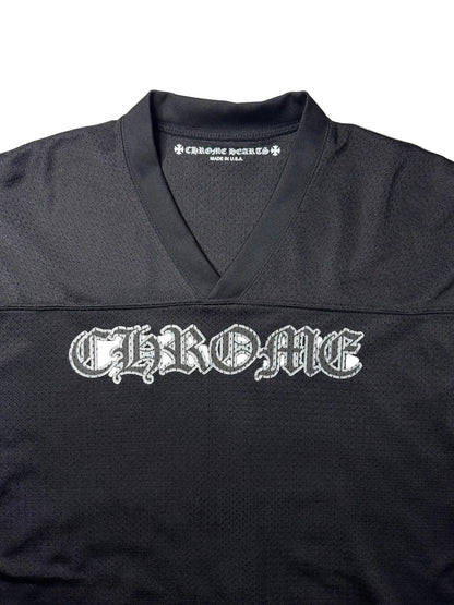 Chrome Hearts Black Mesh Stadium Football Jersey