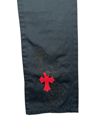 Chrome Hearts Chino Red & Blue Cross Patch