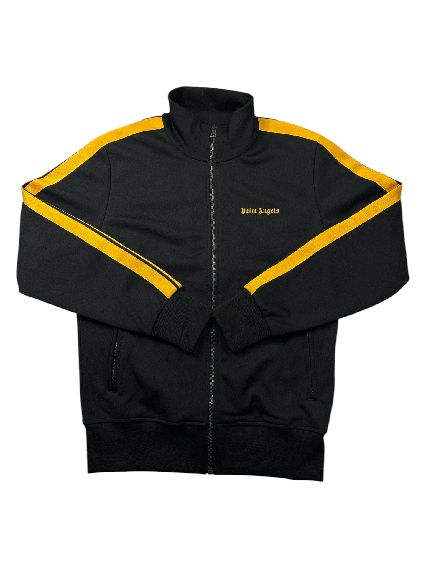 Palm Angels Classic Logo Track Jacket Black/Yellow