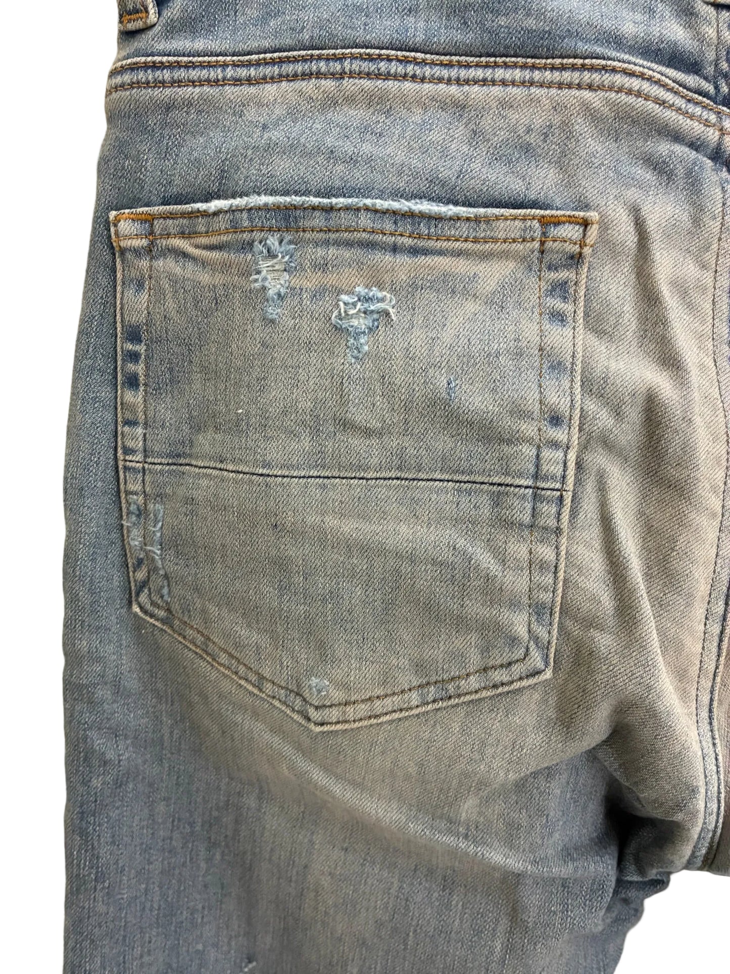 Amiri MX1 Distressed Skinny Jeans