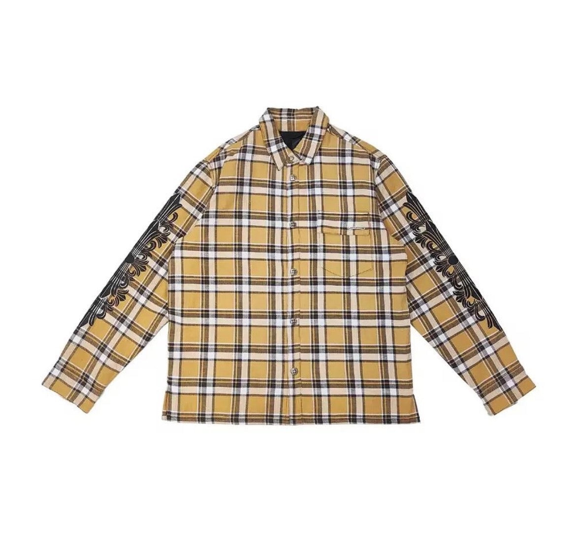 Chrome Heart Padded Flannel