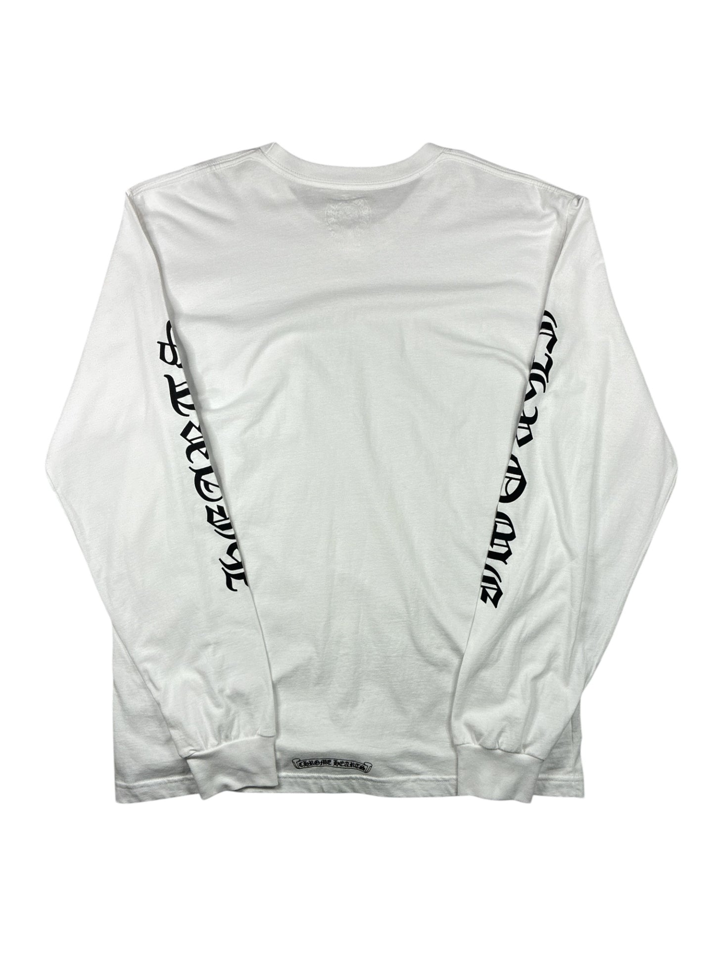 Chrome Hearts Neck Logo Long Sleeve Crewneck