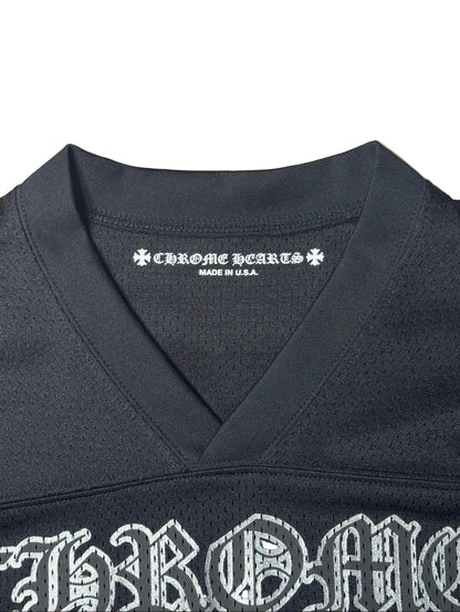 Chrome Hearts Black Mesh Stadium Football Jersey