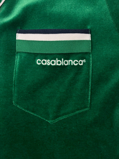 Casablanca Velour Shirt Green