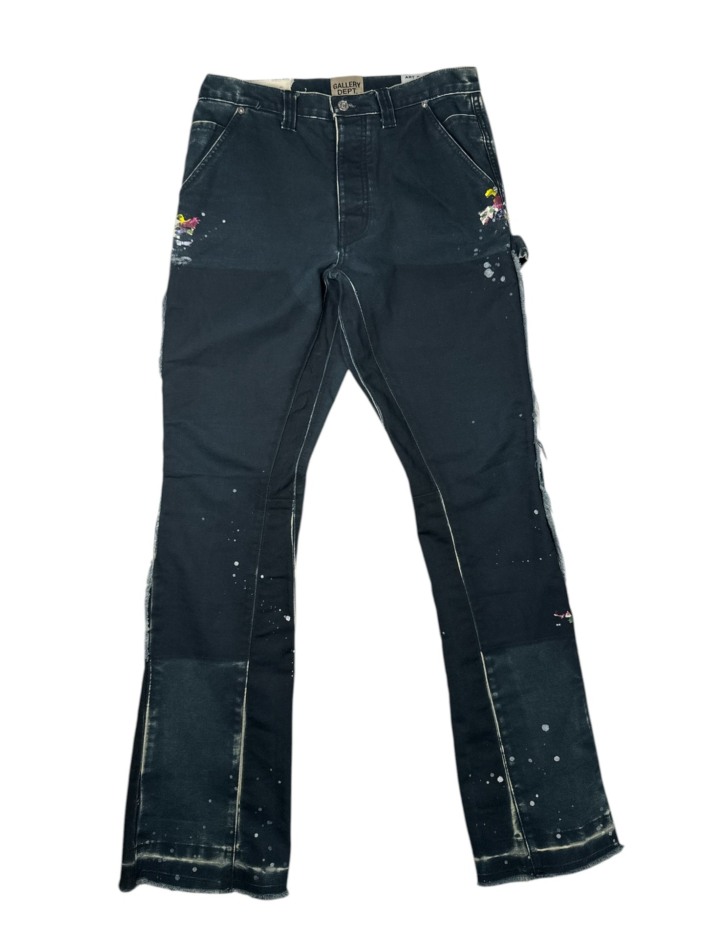 Gallery Dept Carpenter Flared Jeans Navy Blue