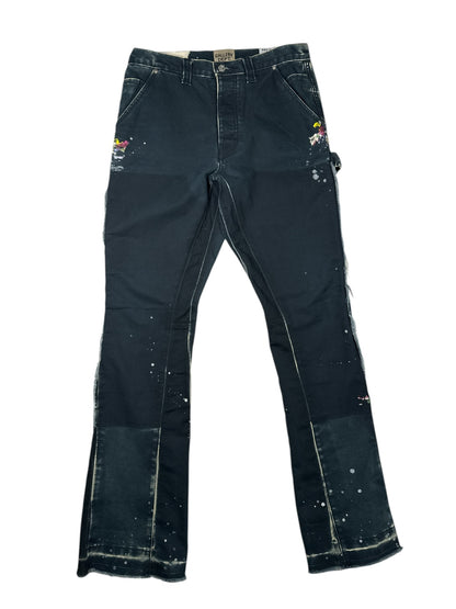 Gallery Dept Carpenter Flared Jeans Navy Blue