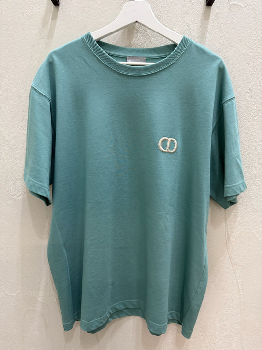 Dior CD Icon Relaxed Fit T-Shirt Sea Green