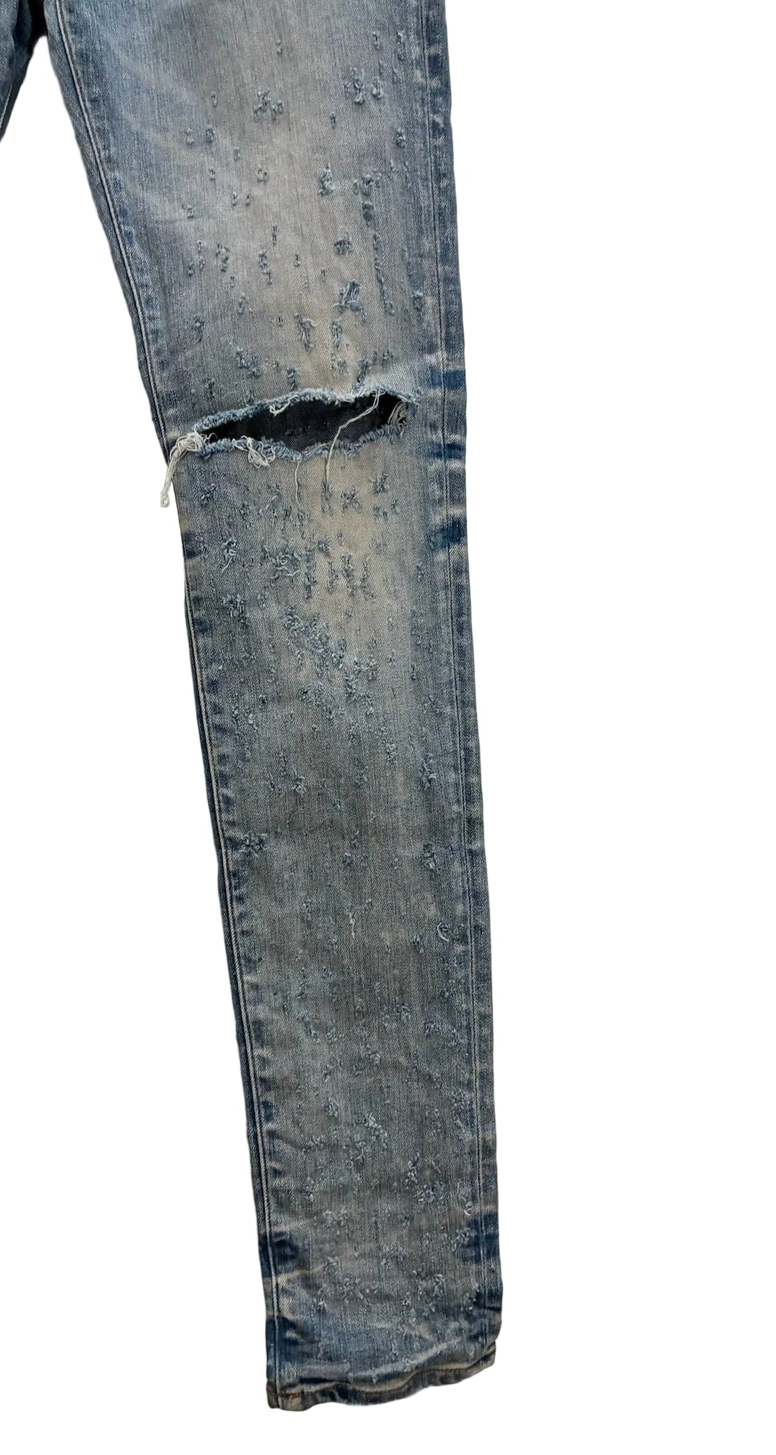 Amiri MX1 Distressed Skinny Jeans