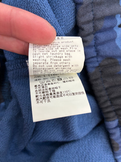 Bape Camo Shark Sweat Shorts Blue