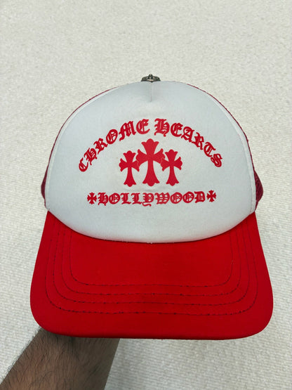 Chrome Hearts King Taco Trucker Hat Red