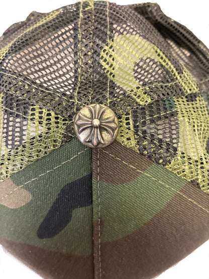 Chrome Hearts CH Hollywood Trucker Hat (Camo)