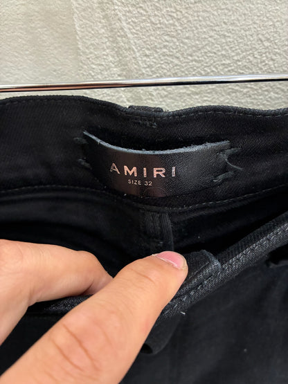 Amiri Distressed Denim Jeans Black