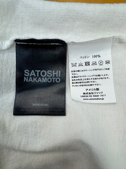 Satoshi Nakamoto Flame Oval Logo Tee