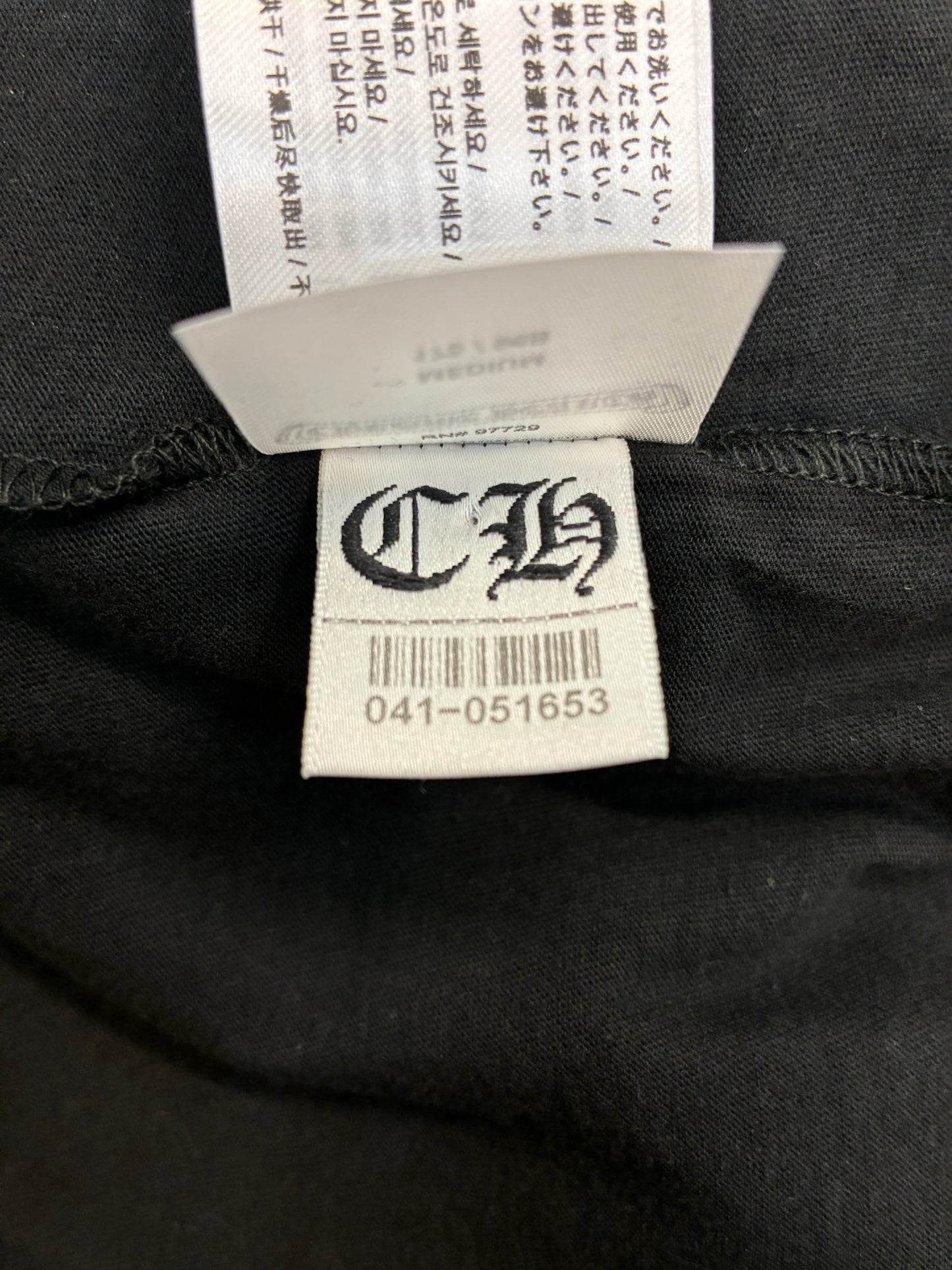 T-shirt à manches longues Chrome Hearts avec logo en volute