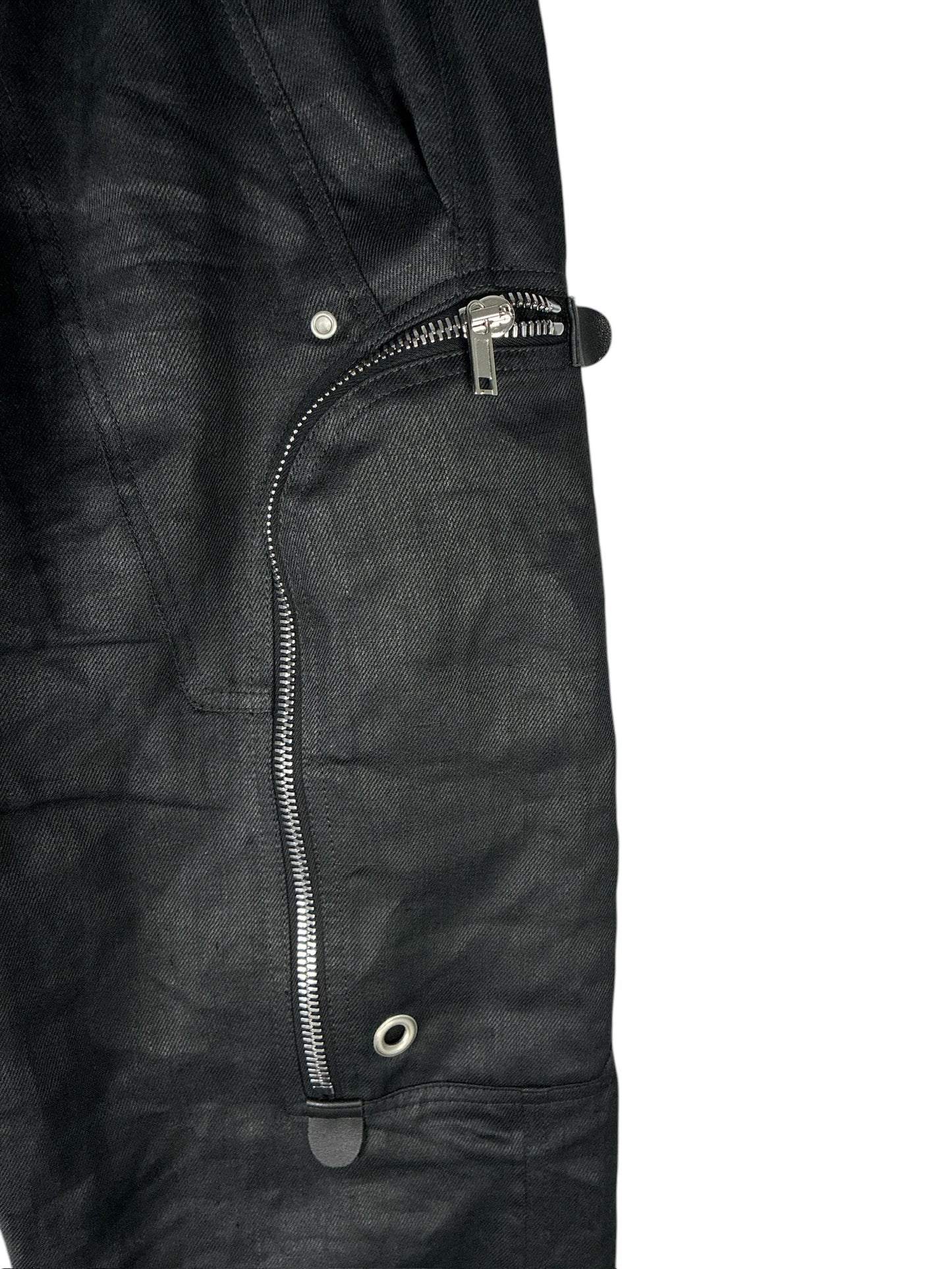 Rick Owens Bauhaus Black Cargo Pants