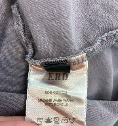 Enfants Riches Deprimes Flowers Of Anger Cropped Printed Distressed T-Shirt 'Purple'