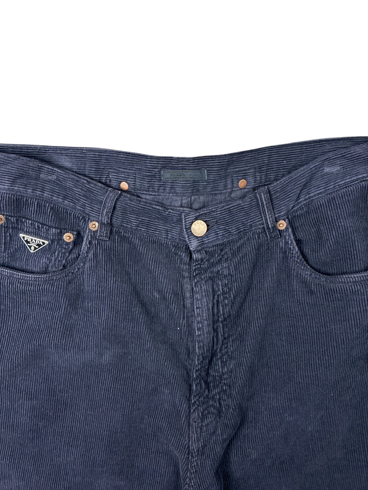 Prada Corduroy Relaxed Trousers