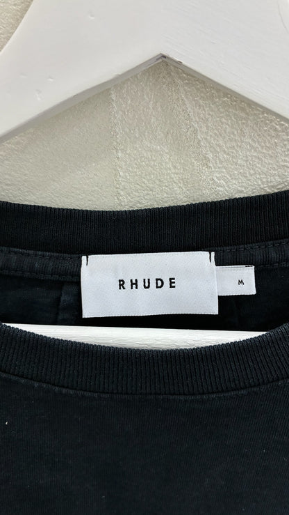 Rhude Black Mountain Logo T-Shirt
