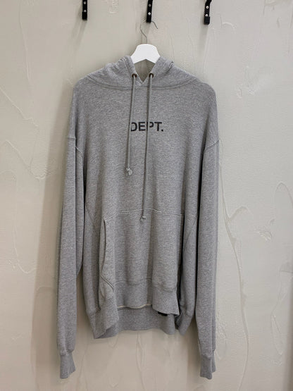 Gallery Dept. Center Logo DEPT Hoodie Grey
