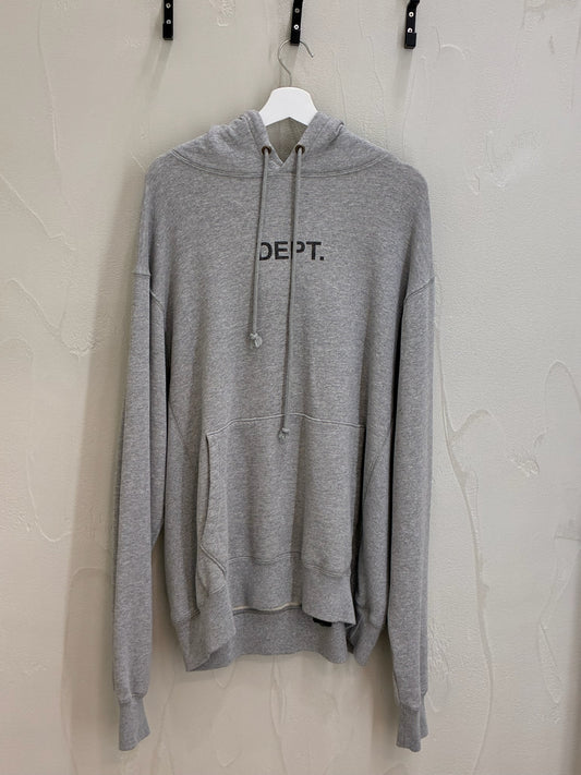 Gallery Dept. Center Logo DEPT Hoodie Grey