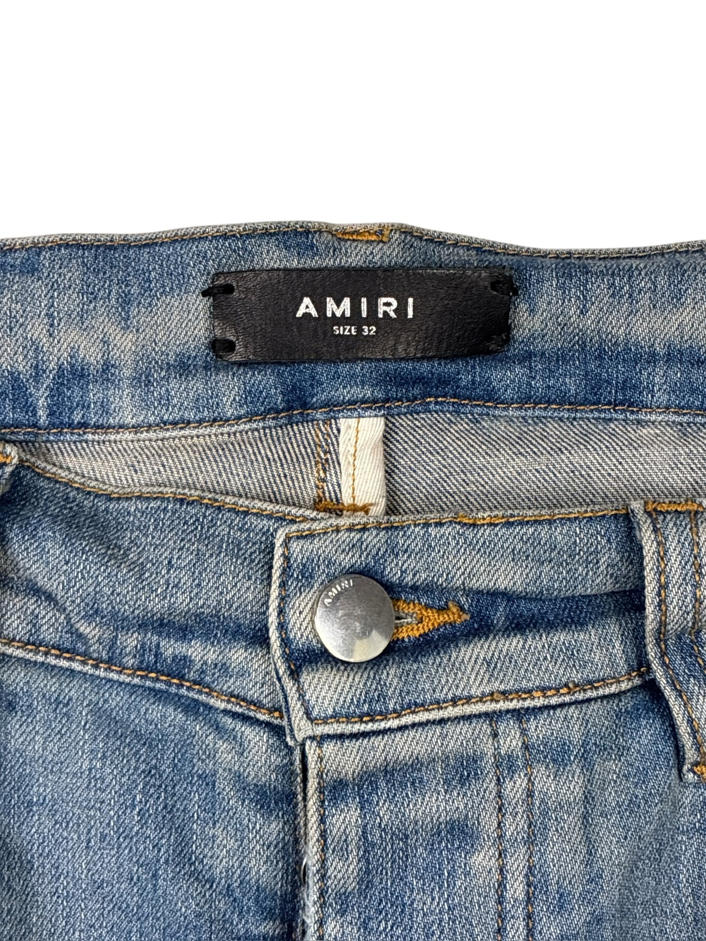 Amiri Shotgun Ripped Skinny Jeans