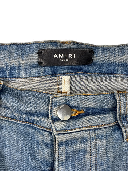 Amiri Shotgun Ripped Skinny Jeans