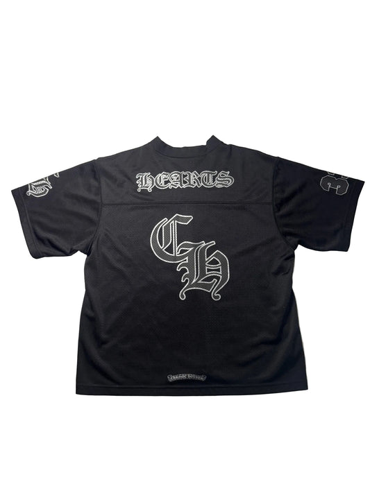 Chrome Hearts Black Mesh Stadium Football Jersey