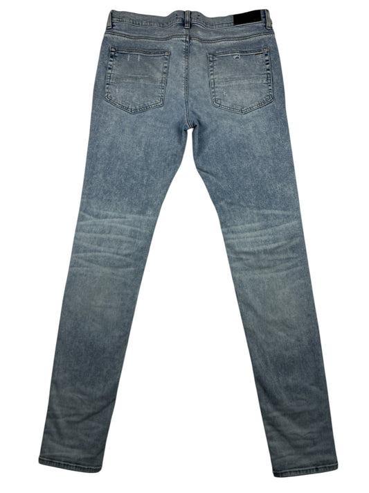 AMIRI MX1 Iridescent Patch Distressed Jean