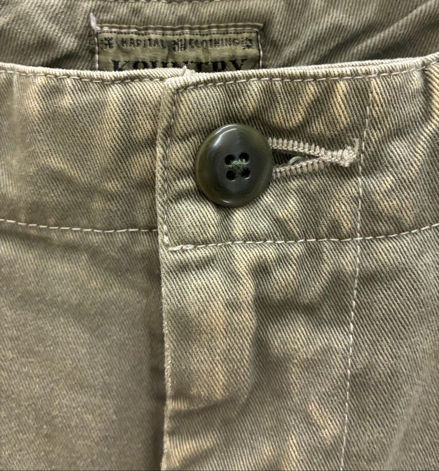 Kapital High Waisted Nime Pants 'Khaki Green'