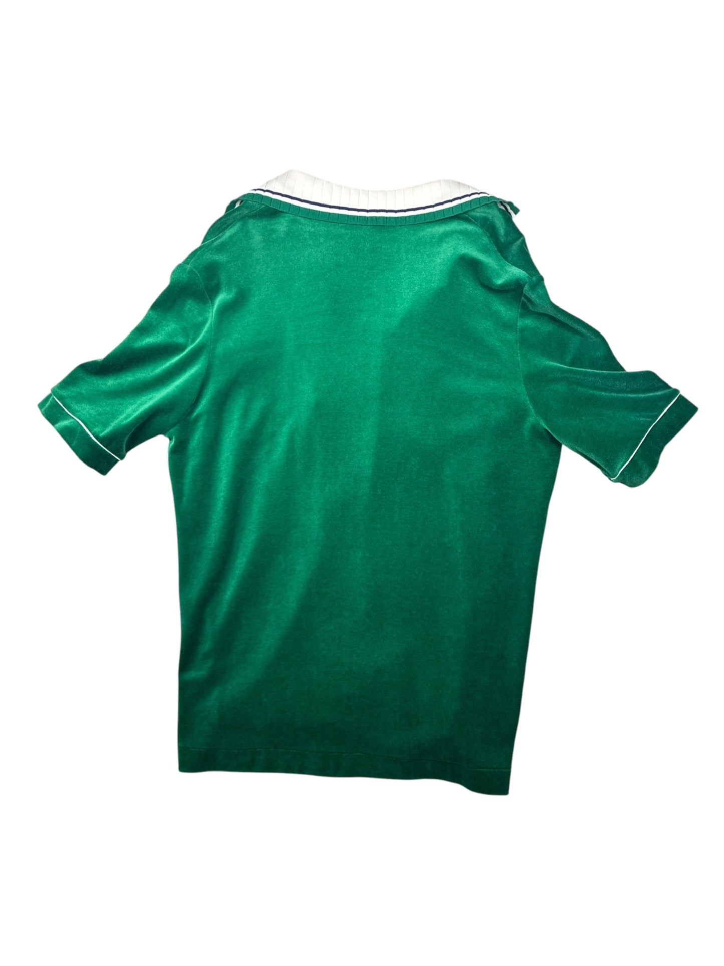 Casablanca Velour Shirt Green