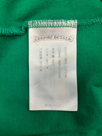 Chrome Hearts Horseshoe Cross Logo Long Sleeve T-Shirt Green
