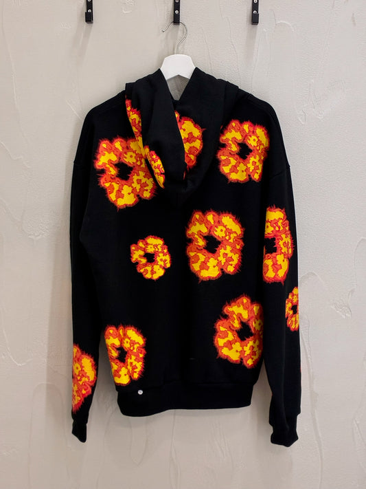 Denim Tears x Offset Wreath Hoodie Black