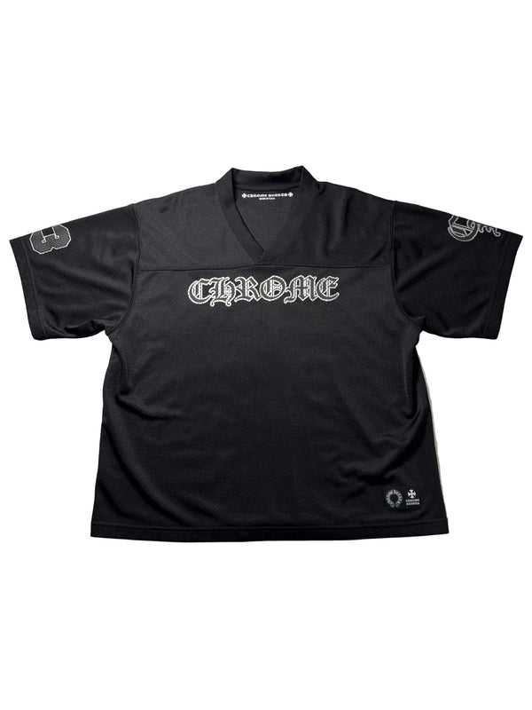 Chrome Hearts Black Mesh Stadium Football Jersey