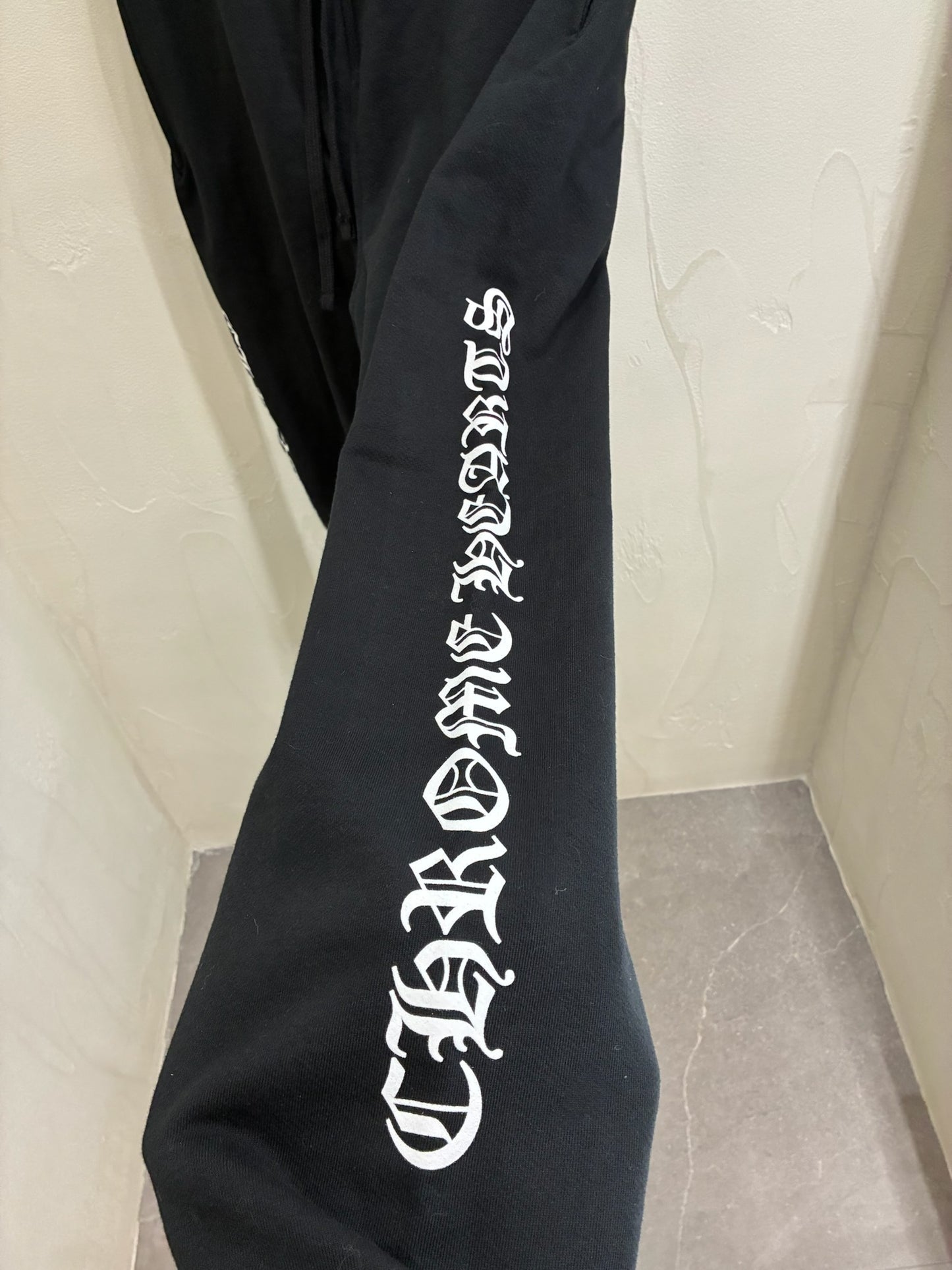 Chrome Hearts Scroll Logo Spellout Sweatpants