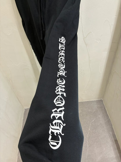Chrome Hearts Scroll Logo Spellout Sweatpants