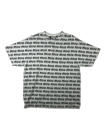 Miu Miu Print Cotton T-Shirt