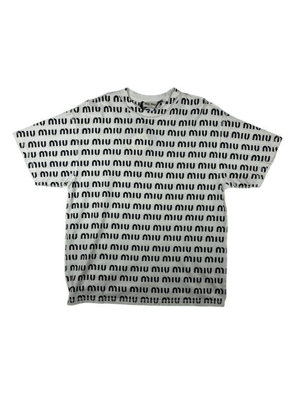 Miu Miu Print Cotton T-Shirt