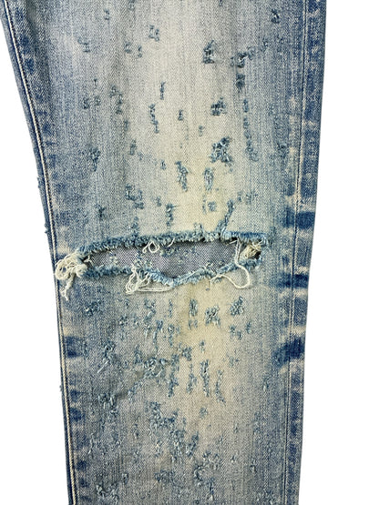 Amiri Shotgun Ripped Skinny Jeans