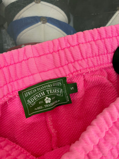 Denim Tears Pink Mono Cotton Shorts