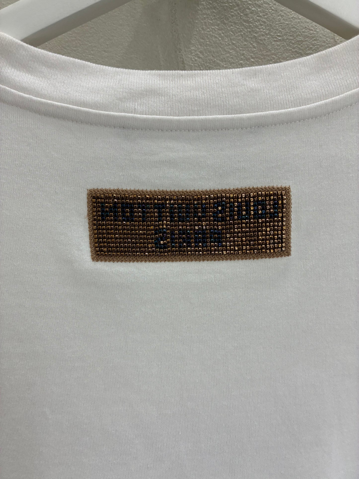 Louis Vuitton Embroidered Beads cotton T-Shirt