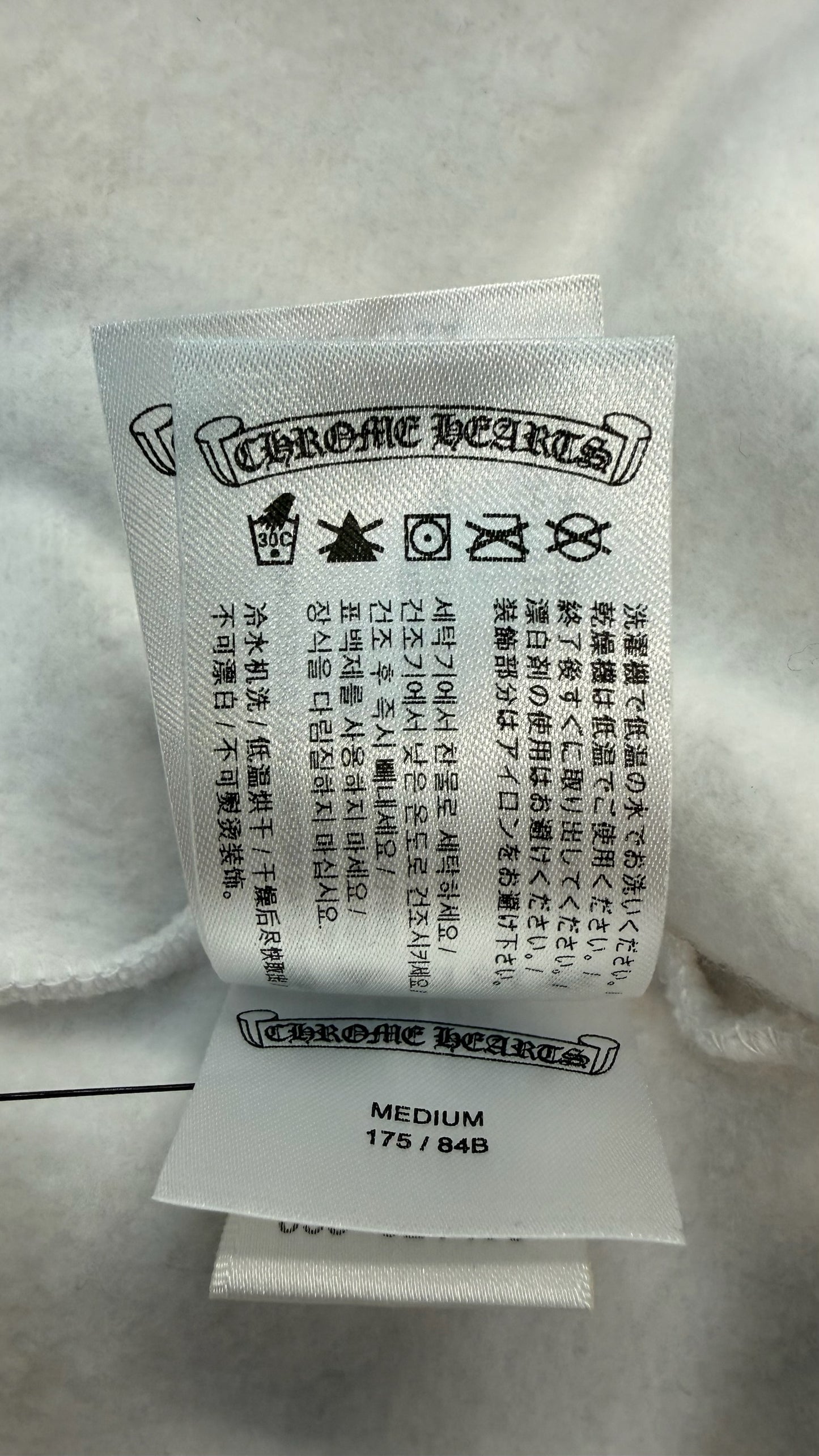 Chrome Hearts Miami Exclusive Horseshoe Hoodie 'White'