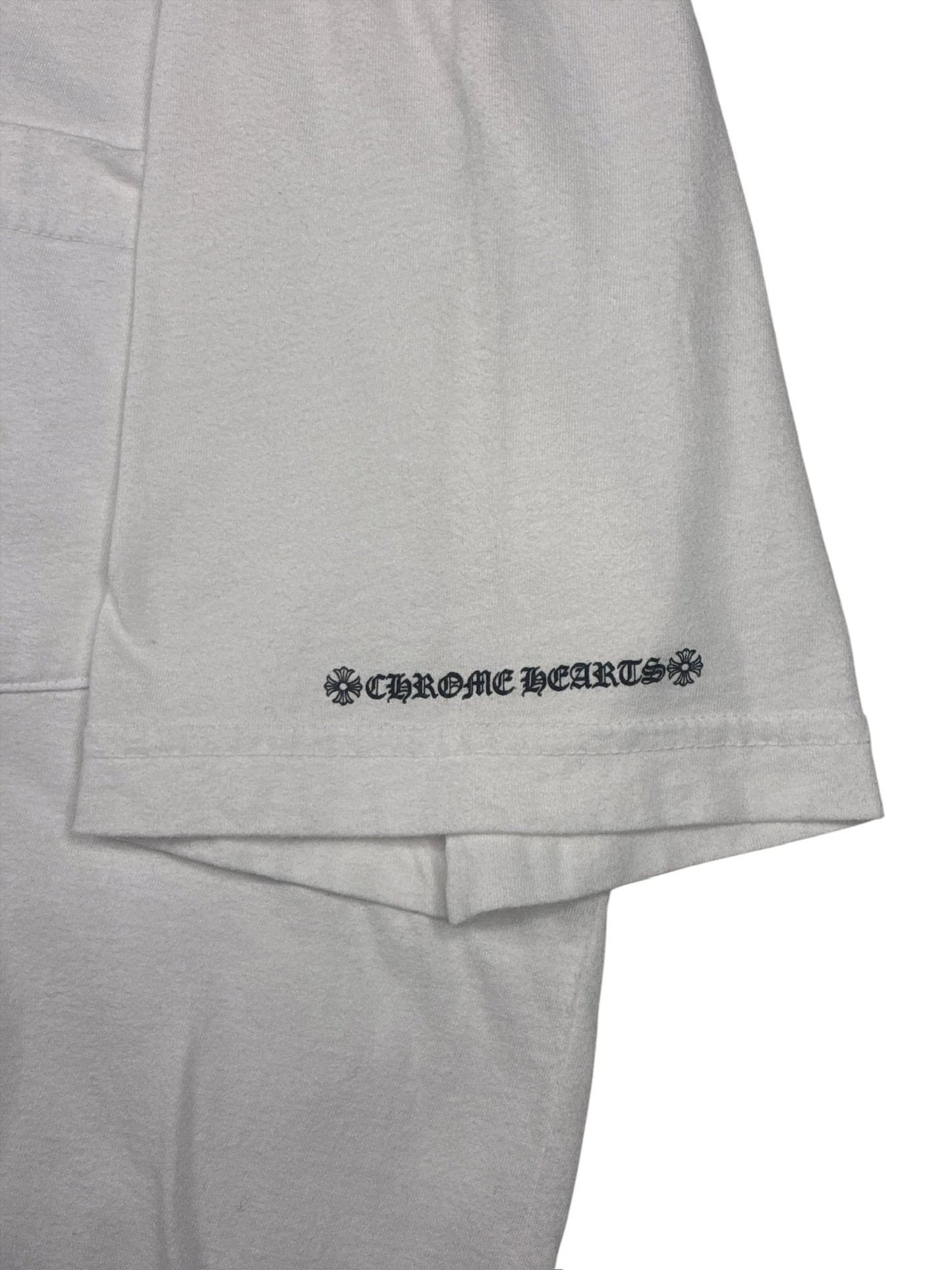 Chrome Hearts Neck Letter Logo T-Shirt
