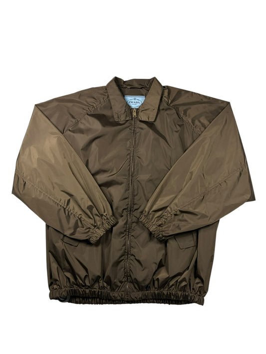 Prada Brown Nylon Windbreaker