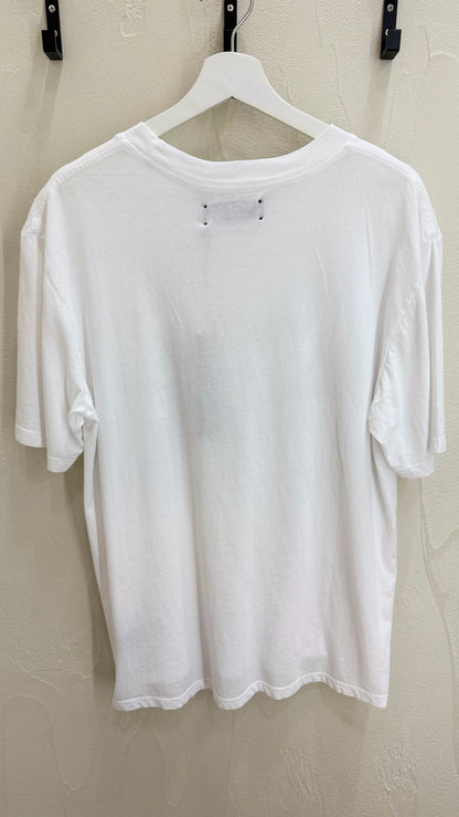 AMIRI White Dragon Cyan Print T-Shirt