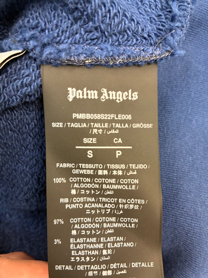Palm Angels “Angels” Hoodie Blue