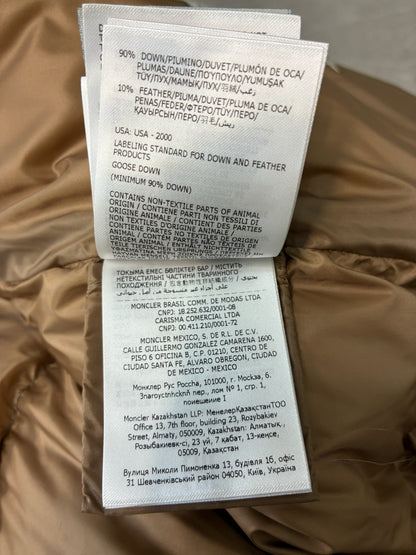 Moncler x Palm Angels Thompson Short Down Jacket Dark Green