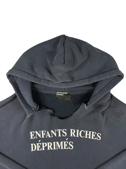 Enfants Riches Deprimes Logo Hoodie Navy Blue